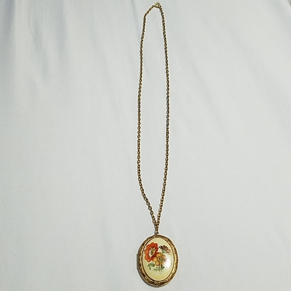 Gold toned locket